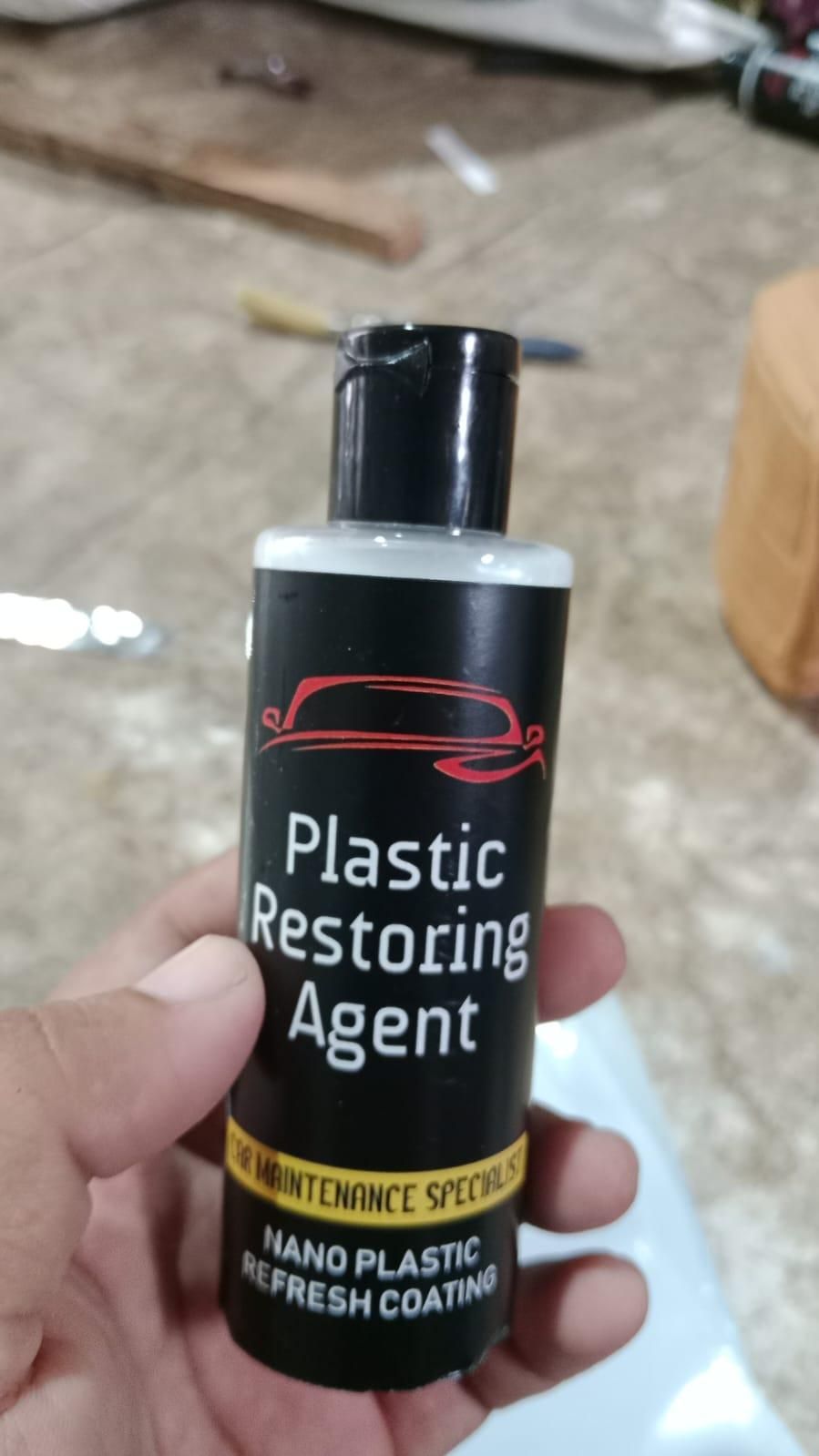 Nano Plastic Revitalizing Coating Agent for Car 100ml (Pack of 2) 