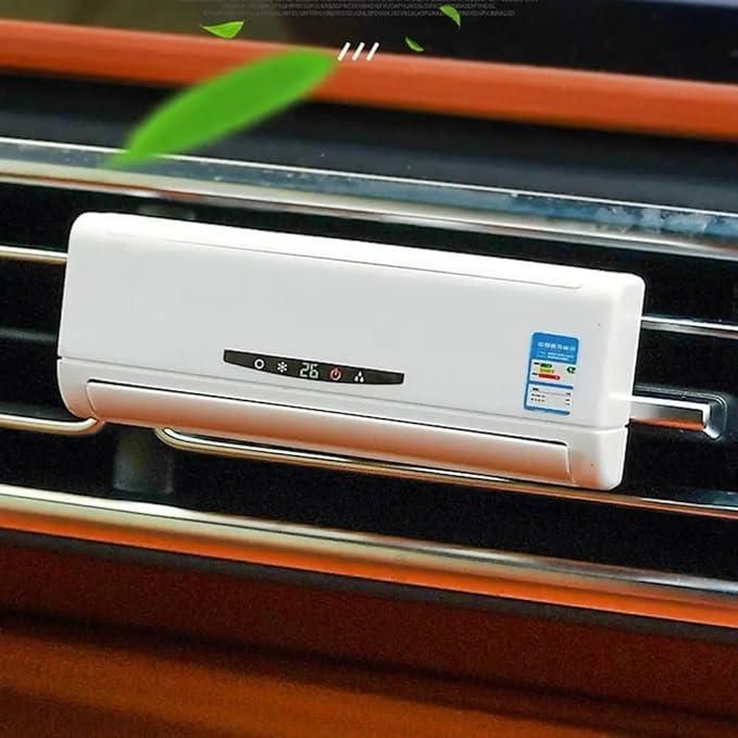 Miniature AC design Solar-Powered Car Air freshener Diffuser 